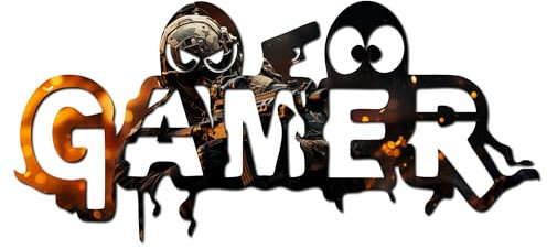 codiarts. XXL GAMER Wanddekor 3D-Panel | Lasergeschnitten | Designs WOT FN COD GRAFITTI METAL HOLZ (SMALL, COD)