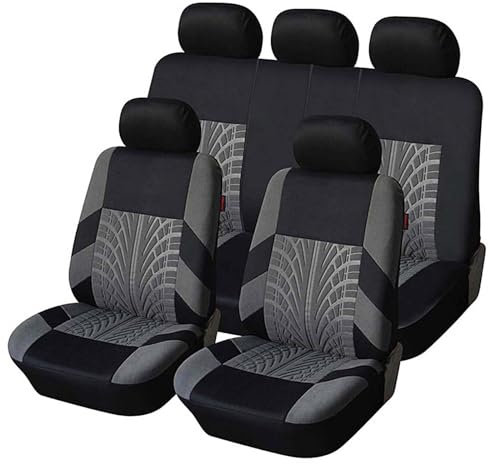 VAGILO Auto Sitzbezüge für Skoda Octavia Rapid Roomster Scala Scout Superb Yeti, Allwetter Rutschfester und Verschleißfester Autositzbezug, Autositzschoner Vorne und Hinten, Auto Innere Zubehör