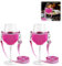 BVSRCP 2 Stück Weinglashalter Zum Umhängen, Becherhalter Festival Wine Glass Holder, Weinglas Halterung Zum Umhängen, Weinglashalter Für Weinliebhaber Weihnachten Hochzeit Party