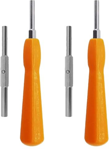 Cacciavite Gamebit da 4,5 mm e 3,8 mm,Set di Cacciaviti Gamebit,Set di Cacciaviti di Sicurezza da 4,5 mm a 3,8 mm,Kit di Cacciaviti Gamebit,Cacciavite Gamebit a Doppia Punta
