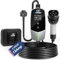EVDANCE EV Charger Cable Type 2 to 3 Pin Plug 20ft/6.1m [6/8/10/13A] Current Adjustable Portable Electric Car Charger with 0-12h Time Delay, IP66, Type 2 Charging Cable for EV & PHEV, Sliver
