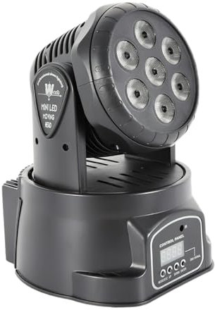 105W 4-in-1 RGB Moving Head Light DMX7 LED Disco Light with Remote, DJ Party Lighting for Nightclub Wedding Halloween Home Party