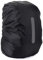 VONCYKI Outdoor-Rucksack-Schutz, Regenschutz, reflektierend, wasserdicht, Radfahren, faltbar, Staubschutz, Tasche, Camping, Wandern, Zubehör (schwarz, 15–25 l)