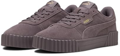 PUMA Damen Carina 3.0 Sd Sneaker, Raisin Gold, 40.5 EU