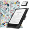 HGWALP Étui Universel pour 6.8 7 eReaders,Folio Stand Coque Housse pour 6.8 Pouces 7 Pouces Kindle Paperwhite/Kobo/Voyaga/Lenovo/Sony eReader-Blooming Spring