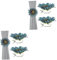 TOPPERFUN 4pièces Clips De Rideaux Forme De Tournesol Embrasses Décoratives pour Draperies Pince à Rideaux Pratique Et Facile à Utiliser