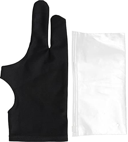 Zeichnen des Handschuhs, Künstlerhandschuh mit 2 Fingern digitale Kunst linke und rechte Handtafel zum Zeichnen skizzieren (M)