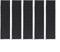 YJDOORPLAY Esponja de filtro para aire acondicionado, filtro de algodón de repuesto negro, accesorios de filtro de algodón de tres niveles, para 215x50mm (5PCS)