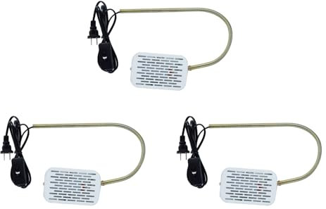 Rinteea 3X Vogelkäfig-Heizung, Simulierte Natürliche Umgebungsbeleuchtung, Wärmende Wärmelampe, Anti-Wärmerlicht für Papageien, Papageien