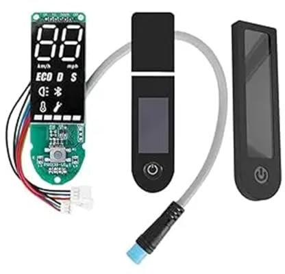 ziyany Piezas de Patinete eléctrico Placa de Circuito del Tablero for el Patinete eléctrico Xiaomi MIJIA M365 Pro, reemplazo de Placa de Circuito BT, Pantalla Transparente, Cubierta Protectora.