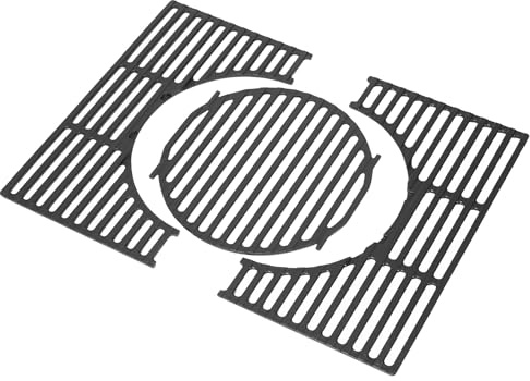 GFTIME 7637 44,5 x 52cm Grillrost für Weber Spirit Ⅰ&Ⅱ 200 Serie, Grillroste für Spirit E210/220 S210/220 Gas BBQ Grills (mit vorderen Bedienknöpfen),Grillrost Ersatzteil