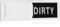 HOMSFOU 1Piece Dishwasher Magnet Sign Double Sided Clean Dirty Indicator Fit Kitchen Slider Durable Construction for All Dishwashers Effortless Magnetic Mounting
