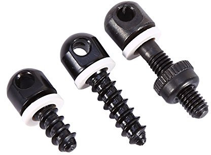 Tbest riemenbügel,riemenbügel Base,Sling Swivel Schrauben, Swivel Sling Holzschrauben Studs, 3PC Gun Sling Mounting Kit Sling Swivel Studs Schrauben Set Jagd Set für Gewehre & Flinten Swivel St