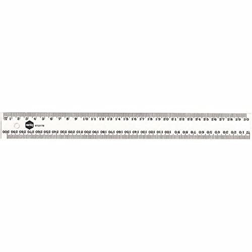 Marbig 975186 Lineal, Kunststoff, transparent, 40 cm
