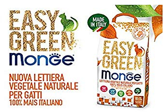 Monge Easy Green Mais Katzen Reptilien Cat 10 Liter Bioabbaubar WC 2/3/6 Säcke Gratuita