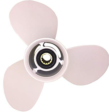 ARKDOZA 25–60 PS Außenbord-Aluminium-Propeller für T25/F40/F50/40PS/48PS/50PS/F60 Yamaha Außenbordmotor (25–3/8 Zoll (Durchmesser) x 33 cm (Teilung)