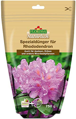 Bio Spezialdünger für Rhododendron für schöne Blüten - auch für Hortensien, Eriken, Azaleen, Heidelbeeren und alle Moorbeetpflanzen