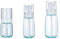 Spray Bottles, 30ml 60ml 80ml Clear Empty Fine 3 Pcs Mist Spray Bottles Small Travel Plastic Atomiser Bottle Refillable Liquid for Essential Oils, Cleaning, Make-up Cosmetic Hair, Leak Proof, BPA Free