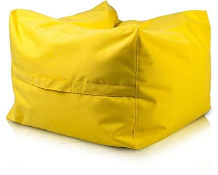 Ecopuf Outdoor-Sitzsack aus Polyester, wasserdicht, Oxford, 600D, abnehmbarer Bezug, gefüllt mit Polystyrol-Kugeln.
