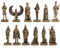 Veronese Design Ägyptische Götter Harz-Figuren, handbemalt, bronzefarben