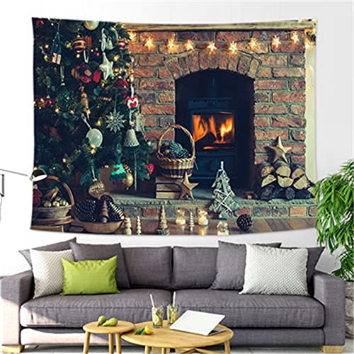 YYRAIN Nordic Weihnachtsdekoration Wandbehang Modernes Zuhause Wohnzimmer Schlafzimmer Wand Hintergrund Wand Geschenk Wandteppich Multifunktionale Tischdecke Wandteppich