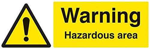 Panneau d'avertissement de zone dangereuse, SAV, panneaux de protection personnelle, sécurité du site, lot de 1 – 24240G