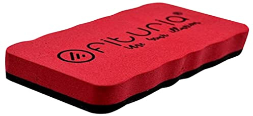 OFITURIA Magnetischer Radierer für Whiteboard-Marker, roter Radierer, Vileda und weitere Markierungen von weißen magnetischen Whiteboards und Whiteboards., COM0386R