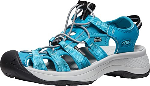 KEEN Damen Astoria West Sandalen, Sea Moss/Tie Dye, 39.5 EU