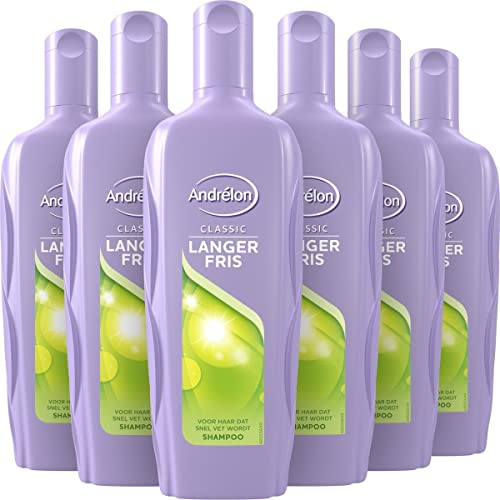 Andrelon Shampoo - Langer Fris - mit Zitrusextrakt - 6er Pack (6 x 300ml)