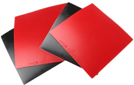 ZYWUOY Table Tennis Rubber, Hard Sponge Rubber Fast Attack Table Tennis Racket Rubber Anti-Glue High Elastic Rubber Training Pair