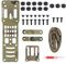 Modularer Pistolenholster-Adapter aus Metall, kompatible QLS-Plattform, taktischer Holster Drop Leg Hanging Extension Plate G-Code-Adapter