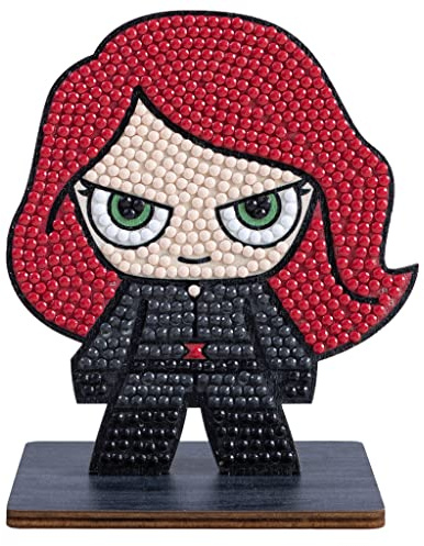Black Widow Marvel Crystal Art Buddies Kit