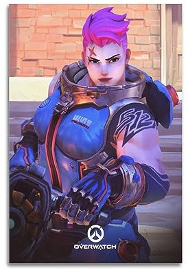VZRSQZK Game Overwatch Zarya-Poster, dekoratives Gemälde, Leinwand, Wandposter und Kunstdruck, modernes Familienschlafzimmer-Dekor-Poster, 20 x 30 cm
