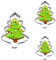 3 Pieces Christmas Cookie Cutter,Tree Cutters,Stainless Steel Xmas Set Mould for Pastry Baking Halloween Kitchenware,Mold for Gingerbread,Biscuit,Cake,Sandwich,Fondant,Stamp,Clay,Decorations,Playdough