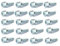ROBUST 20x Radschrauben Radbolzen M14x1,5 mm für Audi A2 A3 A4 TT Seat Ibiza Leon Skoda Fabia Octavia Superb Volkswagen Arteon Caddy Golf Polo Touran T-Roc 431601139A 8D0601139A