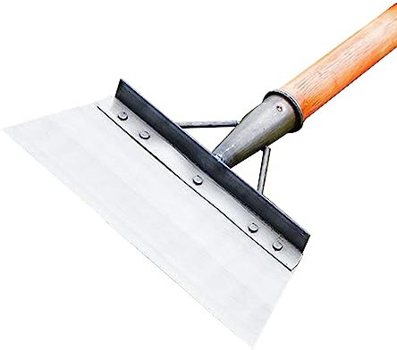 Pala de jardín multifuncional, pala de limpieza de acero inoxidable para malas hierbas y musgo, pala de limpieza de jardín, deshierbe, plantas, herramienta agrícola para destruir malas hierbas (38 cm)