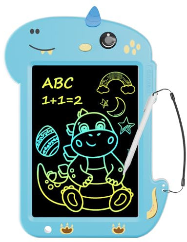 8,5 Pouces Tableau d'écriture LCD Jouet [2024 Nouvelle Version], Electight Tablette d'écriture LCD colorée avec Fonction de Verrouillage D'effacement, Educatif Cadeau pour 2 3 4 5 6 7 Ans, Bleu