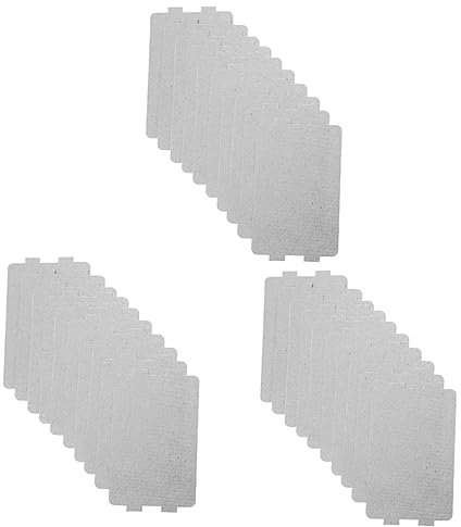 Cabilock 3 Juegos De Láminas Aislantes De Mica Resistentes Al Calor Para Microondas 10 Unidades X 3.