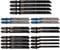 Lot de 20 lames de scie sauteuse, 7 tailles, lames de scie sauteuse, en métal, compatibles avec Bosch, compatible avec Dewalt, compatible avec Ryobi, compatible avec Makita