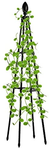 Arrovarp Outdoor Clematis Vine Jasmine Support Metal Wire Trellis for Climbing Plants and Flowers - Garden Rattan Plant Support Frame Stand