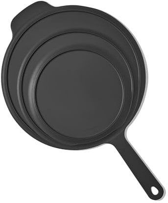 Made In Cookware - Frying Pan Silicone Universal Lid - 9 in 1 Design Fits Multiple Pans - Oven Safe 400F - Graphite