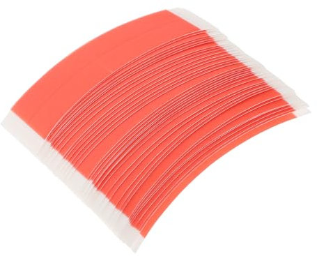 Beavorty 72 Pièces Film bande de pour perruques en dentelle bande de cheveux ruban adhésif double face pour kit d'installation de colle rose