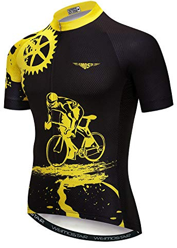 HimyBB Radsporttrikots Kurzarm Sportbekleidung Fahrradbekleidung Fahrradtop Männer MTB Jersey Atmungsaktiv Sommer