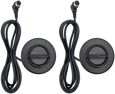 2 Set 2 Button 5 Pin Round Hand Control Switch Handset Replacement for Power Recliner Lift Chairs Electric Sofa
