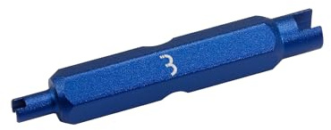 BBB Cycling CoreControl Ventilwerkzeug – Kompakter Ventilkernentferner für Presta (SV) & Schrader (AV) Ventile – Ideal für Tubeless, Ventilverlängerungen & Rennrad/MTB Wartung – BTL-207 Blau