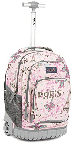 Tilami Kinder-Rucksack mit Rollen, 45,7 cm (18 Zoll), für Jungen und Mädchen