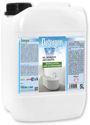 Detergen - Reiniger und Entkalker für Whirlpools von Teuco, Albatros, etc. - Reinigungsmittel 5 l. -