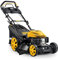 Mowox PM 4645 SEHW, selbstfahrender 3-in-1-Benzinrasenmäher mit E-Start, min. 1,9 kW/2800 rpm, 46 cm, 60 l Grasfangsack, kugelgelagerte Räder