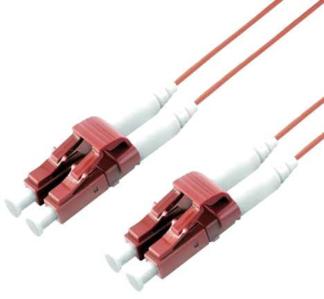 ROLINE LWL-Kabel SLIM 50/125µm OM4, LSOH, LC/LC, violett, 1 m