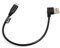 System-S Câble USB-C 28 cm USB 3.1 type C mâle vers USB A 2.0 coudé à 90 degrés vers la gauche